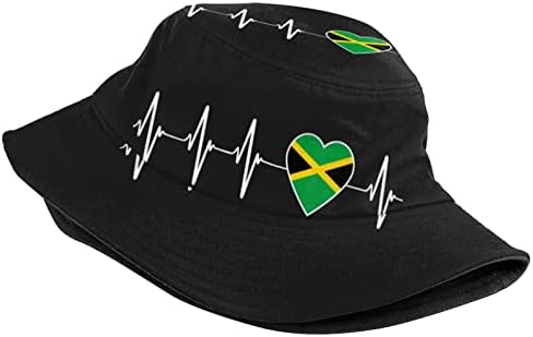 Moda jamaica bandeira chapéu de balde embalável