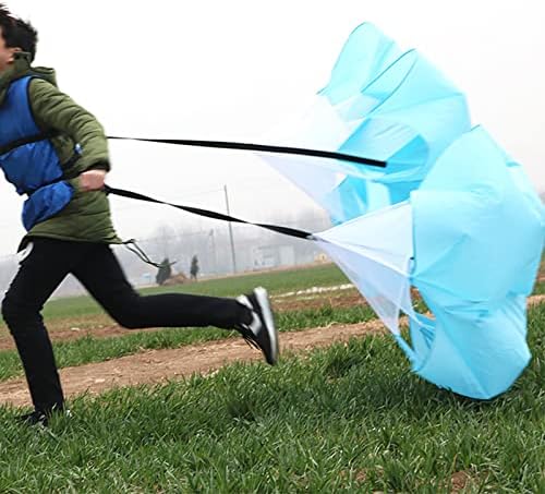Resistência Pára -quedas Força Agilidade Treinando Pacote de guarda -chuva de 2 futebol Running Explosive Force Speed ​​Chute para