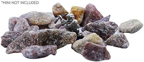 Stonehaven Miniatura Rock/Boulder Conjunto, grande - Quartzito - Decoração de cenário - Ótimo para 28mm de tabela de