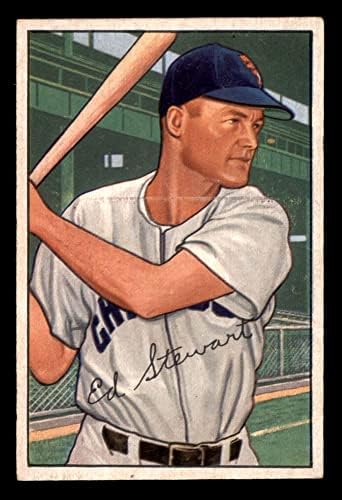 1952 Bowman 185 Ed Stewart Chicago White Sox ex White Sox