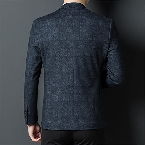 Jaqueta de traje de terno impresso masculino masculino de 2 botões Slim Fit Sport Sport Blazer básico de negócios básico