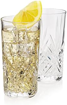 Empresa de história Nova York “Age dourada” Delmonico Cocktail Glass, conjunto de 2 peças