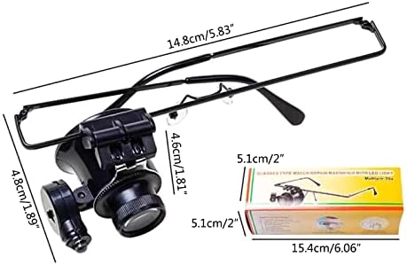 Techinal 20x Lente de ampliação da lupa de olho de mão -de -obra para moedas de jóias de jóias de jóias Lens de lupa de lupa de reparação de jóias