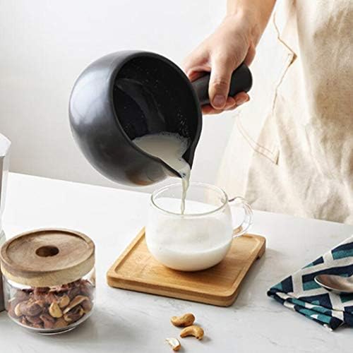 Heimp 500 ml de leite cerâmica pan de manteiga de manteiga de sopa de sopa panela panela de pan leite panela pequena com bico de serpente para ferver o macarrão com macarrão com manteiga de café