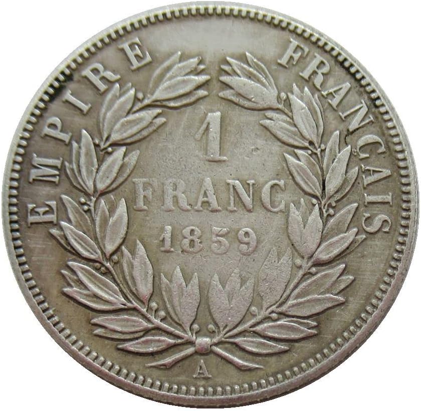 1 Franc 1853-1863 Franc Franc Cópia estrangeira Coin