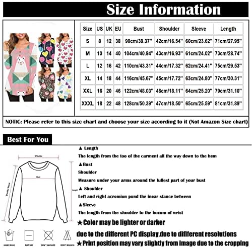 Nokmopo Womens Fall Fashion 2023 Tops Camisetas de manga longa para a tripulação leve Button Down Tunic Digital Printing