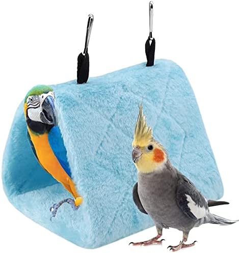 Poy Parrot Hammock Bird Nest Warm macio macho pendurada tenda de gaiola para pássaros papagaio de inverno a quente