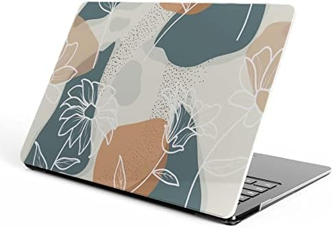 Capas de Lanbailan apenas compatíveis para laptop de 13,5 polegadas da Microsoft Surface 4/3 com teclado de metal, caixa de proteção de plástico de laptop e capa de teclado transparente, flor estética