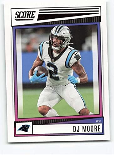 2022 Pontuação 45 DJ Moore Carolina Panthers NFL Football Trading Card