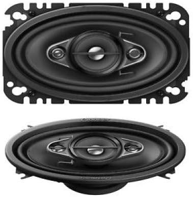 Pioneiro TS-A4670F 4 X6 Speaker Coaxial de 4 vias, Black
