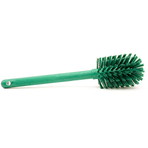 Esparta 40000EC09 Escova de limpeza de plástico, escova de garrafa, lava -louças Brush segura com orifício para limpeza, 12 polegadas, verde,