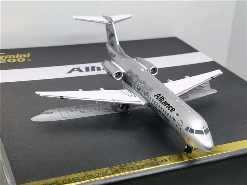 GeminiJets Alliance Airlines Fokker 70 VH-QQW 100 anos 1: 200 Modelo pré-construído de aeronaves diecast