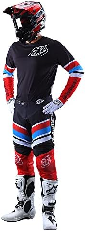 Troy Lee Designs GP Air Warped Jersey - Motocross Dirt Bike ATV Enduro Dual Sport Racing Off Road Manga Longa Equipamento - Adultão