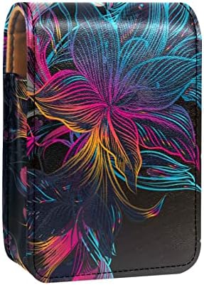 Caixa de batom de design floral multicolor