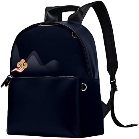 Mochila VBFOFBV para mulheres Laptop Backpack Back de viagens Casual, Mountanha Japanesa de Crane