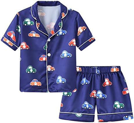 Xbkplo 4t Dinosaur pijamas de sono roupas de dormir para crianças roupas de menina desenho animado t