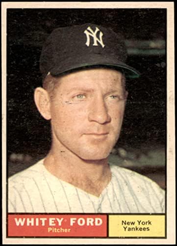 1961 Topps 160 Whitey Ford New York Yankees ex Yankees