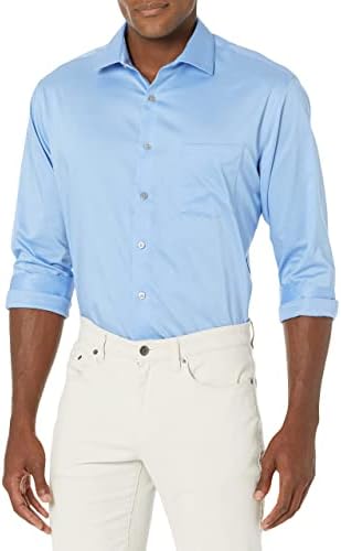 Van Heusen Men's Dress Shirt Fit Fit Regular Ultra Wrinkle Flex Flex Collar Stretch