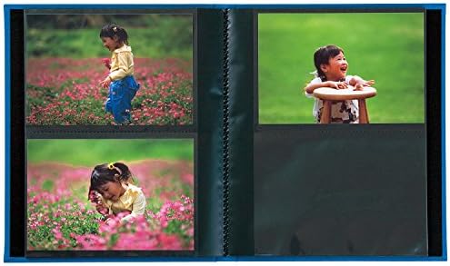 Sekisei XP-80K Harper House Reminiscência Mini Pocket Album, KG Size, segura 80 folhas, rosa, cartões postais, 51 a 100 folhas, pano, rosa