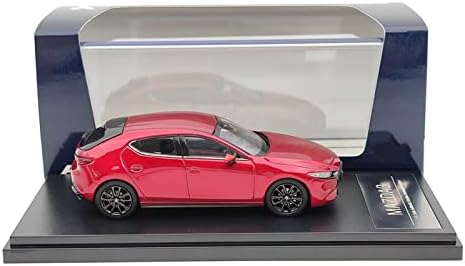Veículos modelo de escala Apliqe para Mazda 3 Fastback 2019 Red Hs258Re Resina Modelo Coleção de Carros 1/43 Escolha