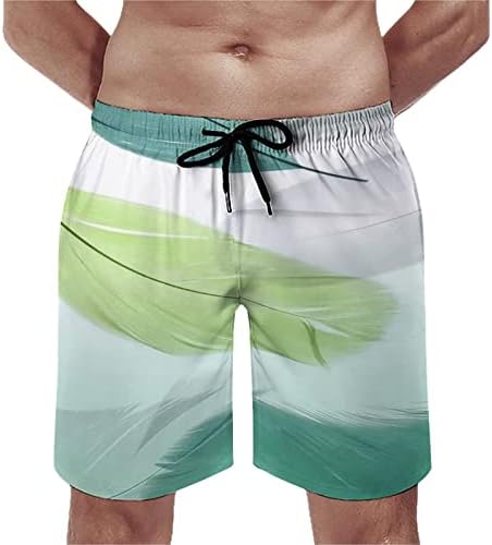 Shorts homens homens moda lazer lazer à beira -mar de férias de praia calça 3D de impressão digital de impressão