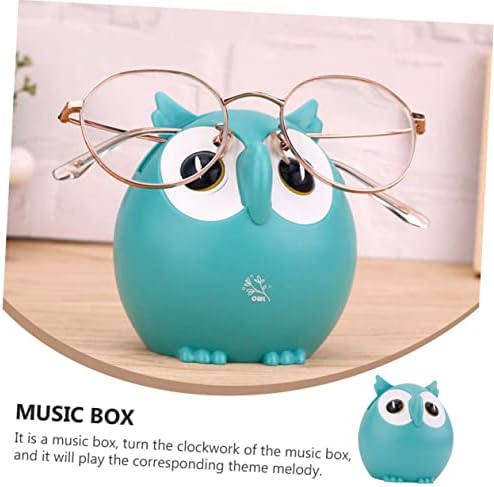 Vicasky Home Decor 1pc Owl Caixa de música Tablet Montagem para carro Montar casa Decora Kid Música Toy Toy Small Box Teleple Teleple Tele