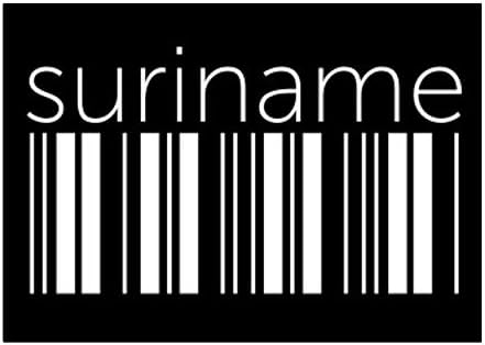 Teeburon Suriname Lower Barcode Sticker Pack x4 6 x4