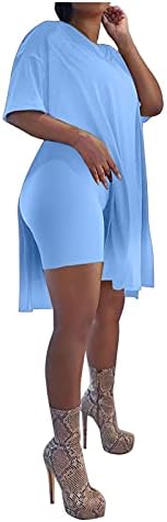 Surquitos de butt shorts heibbdg ternos femininos de duas peças V Nech Plus Size Business Business Casual Roupfits confortáveis