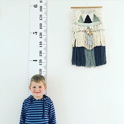 Gráfico de crescimento de crianças MIAO, madeira de altura da tela de tecido de madeira régua de medição de bebê para adulto para