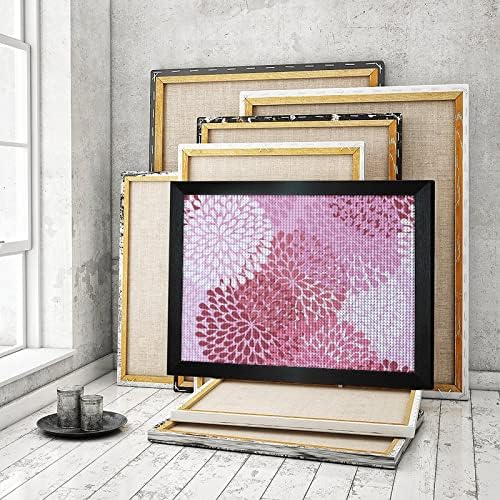 Kits de pintura de diamante de fundo floral dahlia kits de pintura de imagem 5d broca completa de broca completa decoração de