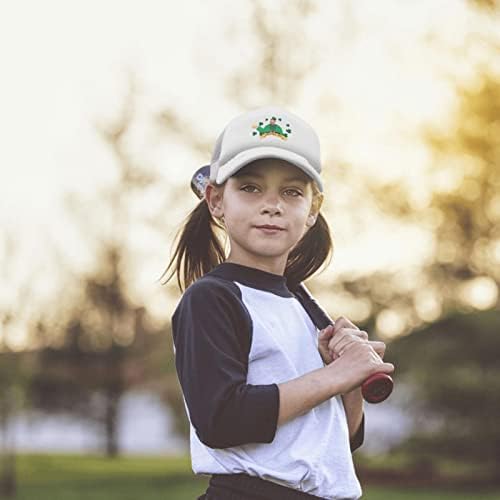Kshm St Patricks Chapéus para menino Capinho de beisebol Irlandes Irishs Af Hats for Girl White