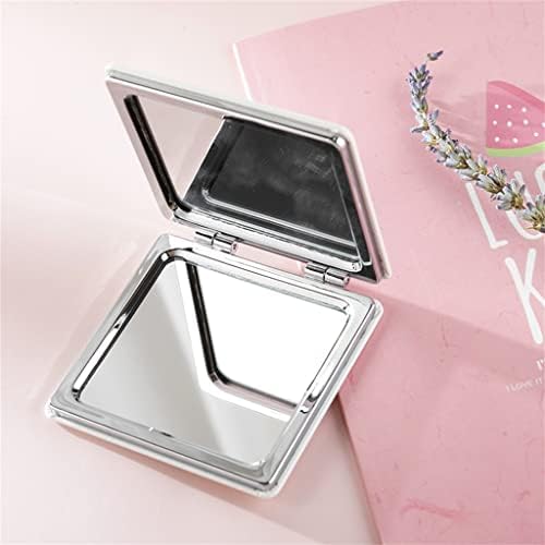 XDSDDs para maquiagem GRANDE DOBRILHO 2 lados espelhos de bolso compactos de couro dobráveis ​​para enviar para amigos
