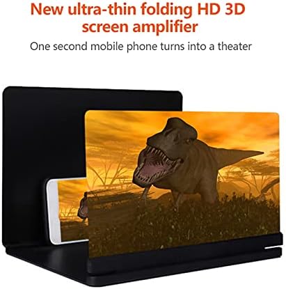 Lhllhl filme de 12 polegadas Telefone celular 3D Video de vídeo dobrável Curvido Smartphone AnsplifyMend Projector Stand Stand Suporte