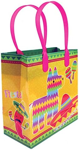 Tinymills Fiesta Festa com tema Sacos de favor dos sacos de tratamento, 12 pacote
