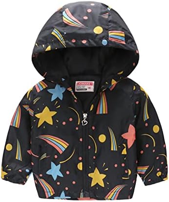 Crianças crianças meninos meninos cartoon dinossauro arco -íris camuflagem zip jaqueta à prova de vento com capuz garotinhas plus size casaco