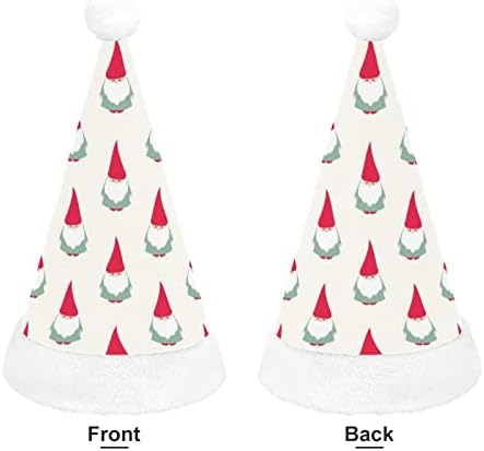 Nudquio Gnome Padrão Chapéus de Natal Papai Noel para Família de férias de Natal Impresso