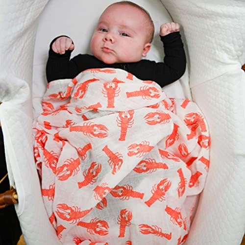 Lollybanks Swaddle Blanket | Algodão de musselina | Recém -nascido neutro e bebê neutro de gênero para meninas e meninos,