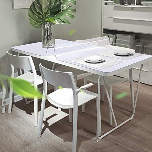 Liudingding-Zheyangwang 1mm/3mm forte tampa de pano de mesa de plástico transparente pode ser limpo protetor de mesa à