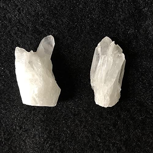 ANCAC 1PCS Cluster de quartzo branco natural Belo cluster de cristal Decoração de pedra Mineral Mineral Cura Quartz 35-50mm