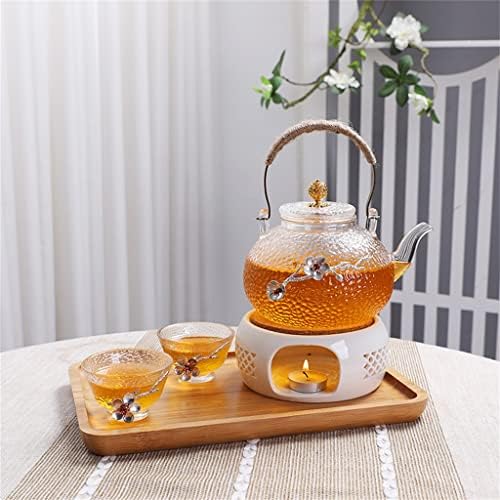 Feer Japanese Herbal Tea Conjunto com Filtro Flower Belteling Aquecimento de chá de chá de fogão a bule de frutas de frutas