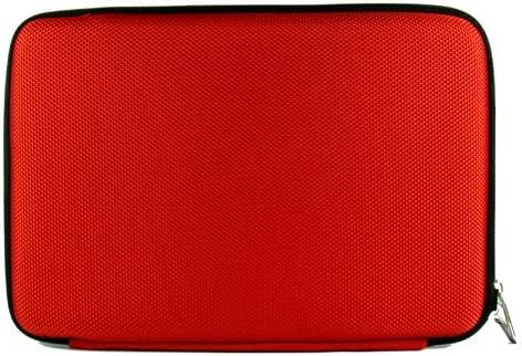 Snug Fit Kobo Vox tablet ereader transportando tampa de estojo vermelho + uma faixa de pulso de Vangoddy Livelaughlove !!!