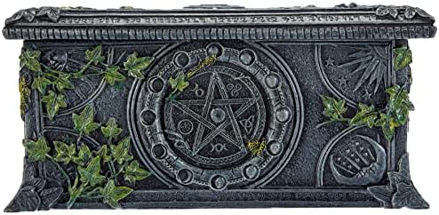 Nemesis agora WicCan Pentagram Tarot Box 11cm Black
