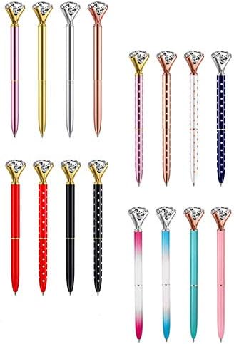 Pacote de canetas de diamante de 16 canetas de caneta de diamante fofas Diamond Pen Office Supplies Décora Presentes