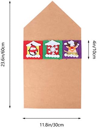 ABAODAM Decor de Natividade Diy pendurado Bolsa de Natal Organizador: Bolsa de Armazenamento de Organizador de Natal Artesanato de Xmas para Crianças Sacos de Presente de Toy Toy Diy