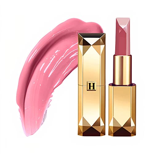H Henlics Matte Mist Lipstick com longa duração, 0,14 onça, vermelho legal