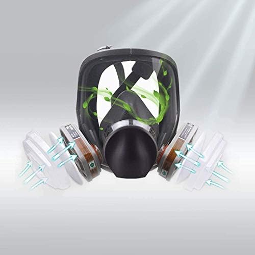 15in1 Respirador de tamanho grande de face completa, campo de vista amplo de face completa, amplamente utilizada em