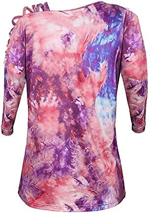 NIUQI TOPS CASUAL Ladies Floral Caminhadas Camiseta Polyster Cutout Cool Sleeve longa do ombro do ombro solto