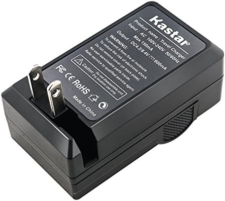Bateria de íons de lítio Kastar + carregador para Panasonic Lumix DMC-TZ1 DMC-TZ2 DMC-TZ3 DMC-TZ4 DMC-TZ5 CGA-S007