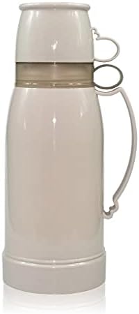 Garrafa de vácuo de 1000 ml de Xwozydr com copos duplo estilo térmico de estilo comercial