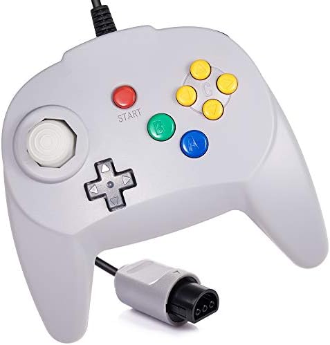 Kiwitata N64 Mini Controller, Kiwitatá Retro N64 Wired Bit Game Pad Atualizado o controle remoto do joystick para console clássico N64